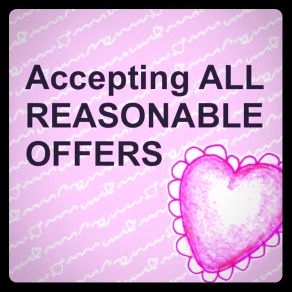 Don’t be shy! Send me your best offer!